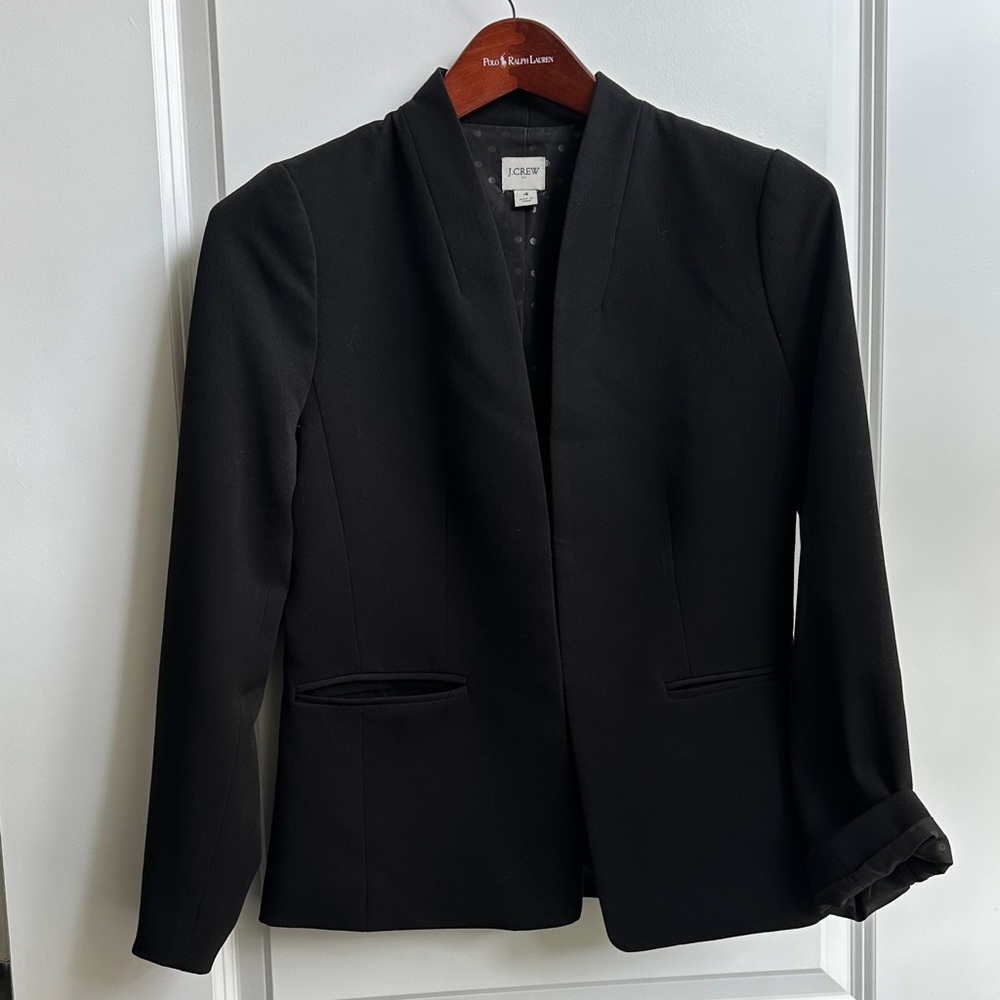 J. Crew Women's Elegant Black Suit Jacket